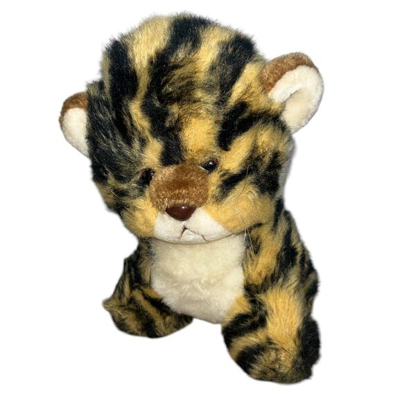 Vintage 1982 Gund Tamba Tiger Cub Kitten Cat Plush Stuffed Animal 9” Glass Eyes - Picture 10 of 13